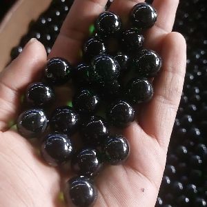 Sada Kaala Kancha 16mm (Black Glass Balls 16mm)