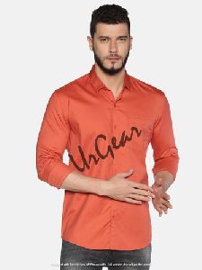 Mens Slim Fit Cotton Shirt