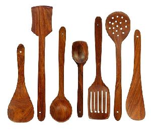 Wooden Serving Spoon Set