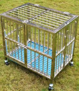 steel dog cage