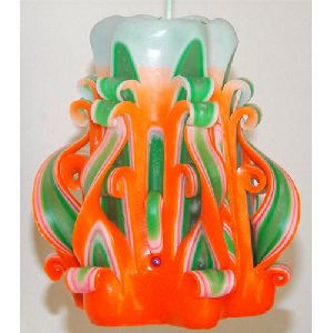 Hand Carved Gel Candles
