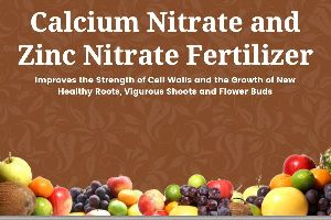 Calcium Nitrate and Zinc Nitrate Fertilizer