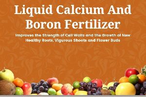 Concentrated Liquid Calcium and Boron Fertilizer
