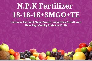 N.P.K Fertilizer 18-18-18+3MGO+TE