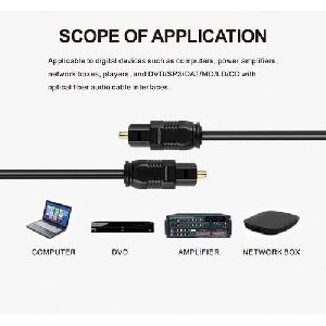 SCM-PRO Toslink Digital Optical SPDIF Audio Cable