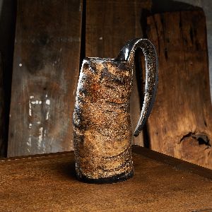 Buffalo Horn Drinking Mug