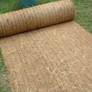 Coir mat geostextile