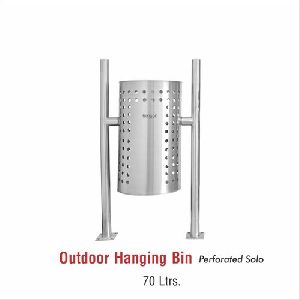 70 Litre Hanging Open Stainless Steel Dustbins