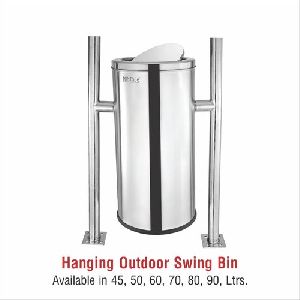 Hanging Swing Stainless Steel Dustbins