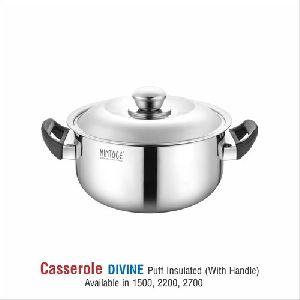 2200 ml Divine Stainless Steel Casserole