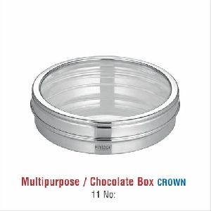 Stainless Steel Crown Chocolate Box