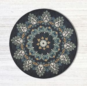 Round Hand Tufted Carpet