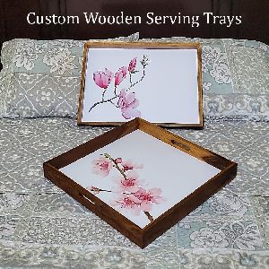 Wooden Custom Serving Tray