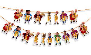 Motu Patlu Happy Birthday Banner