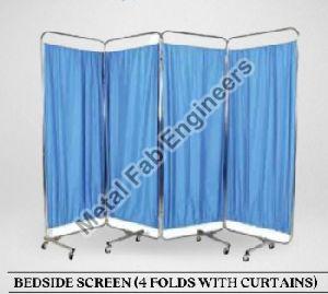 4 Fold Bedside Screen