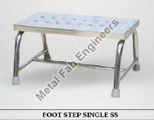 Stainless Steel Single Foot Step