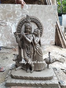 Lord radha krishna statues