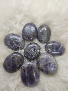 Natural Amethyst palm stone