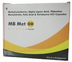 Methylcobalamin Alpha Lipoic Folic Acid Pyridoxine HCL Capsules