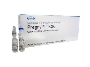 Pregnyl 1500 IU 3 Amp injection