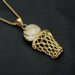 Gold Real Diamond Kids Pendent