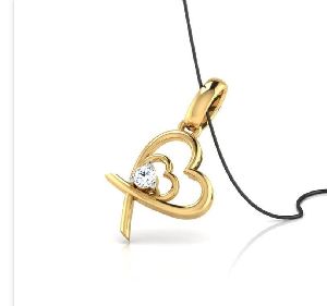 Heart Real Diamonds Kids Diamond Pendant