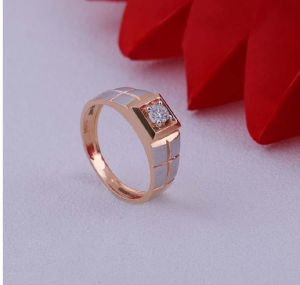 Solitaire Men's Ring