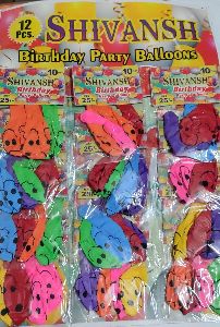 Shivansh Colored Smiley Balloons