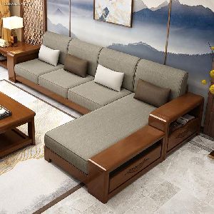Modern Wooden Couch
