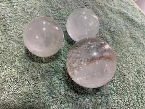 Clear Quartz Gemstone Balls