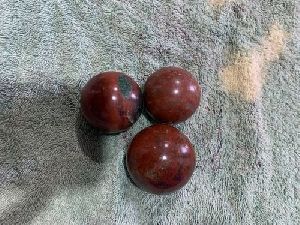 Red Sphere Ball Jasper Gemstones
