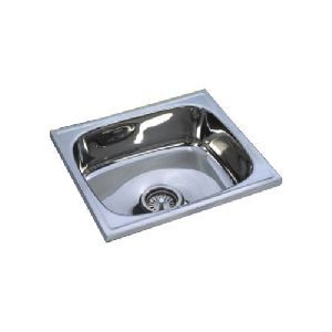 Mirror Finish Single Bowl Stainless Steel Kitchen Sink