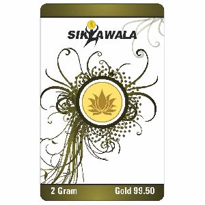 Sikkawala Lotus 99.50 Gold Coin 2 Gm