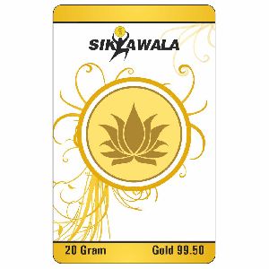 Sikkawala Lotus 99.50 Gold Coin 20 Gm