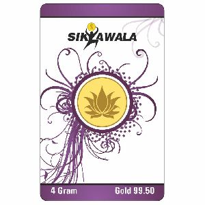 Sikkawala Lotus 99.50 Gold Coin 4 Gm