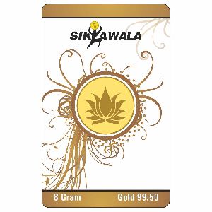 Sikkawala Lotus 99.50 Gold Coin 8 Gm
