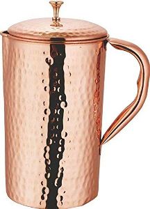 Copper Pitcher with Lid
