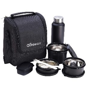 Oliveware Teso Lunch Box with Bottle