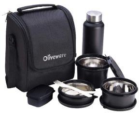 Oliveware Teso Lunch Box with Bottle