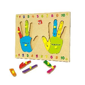 Wooden Hand Puzzle