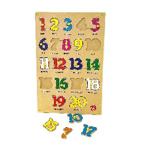 WT-574 Wooden Number Puzzle