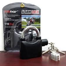 Alarm Lock Padlock Anti-Theft Security System Door Safety Lock (Black)