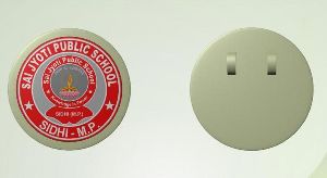 Round School Badge