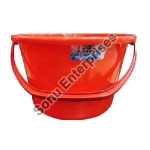 Red Plastic Bucket