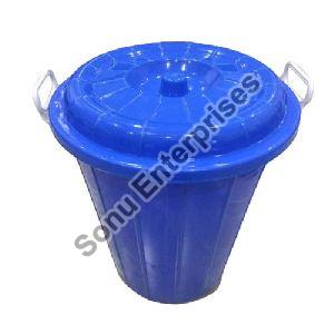 Blue Plastic Storage Drum Bucket
