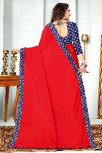 SBT-660 Lace Border Georgette Sarees