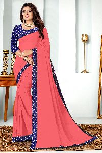 SBT-663 Lace Border Georgette Sarees