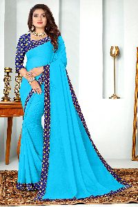 SBT-666 Lace Border Georgette Sarees