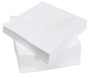 White plain Soft Tissue Napkins