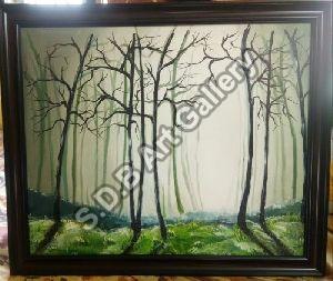 26X22 Inch Nature Canvas Paintings
